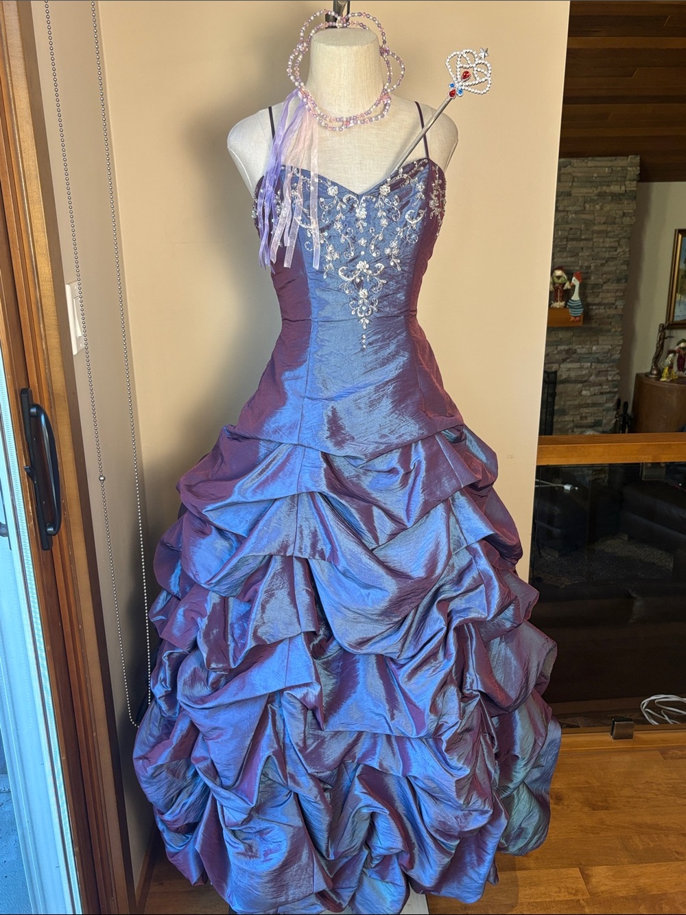Vintage Purple Prom Dress